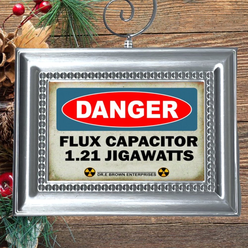 Back To The Future Retro‎ Nostalgic Movie Memorabilia Christmas Tree Ornament